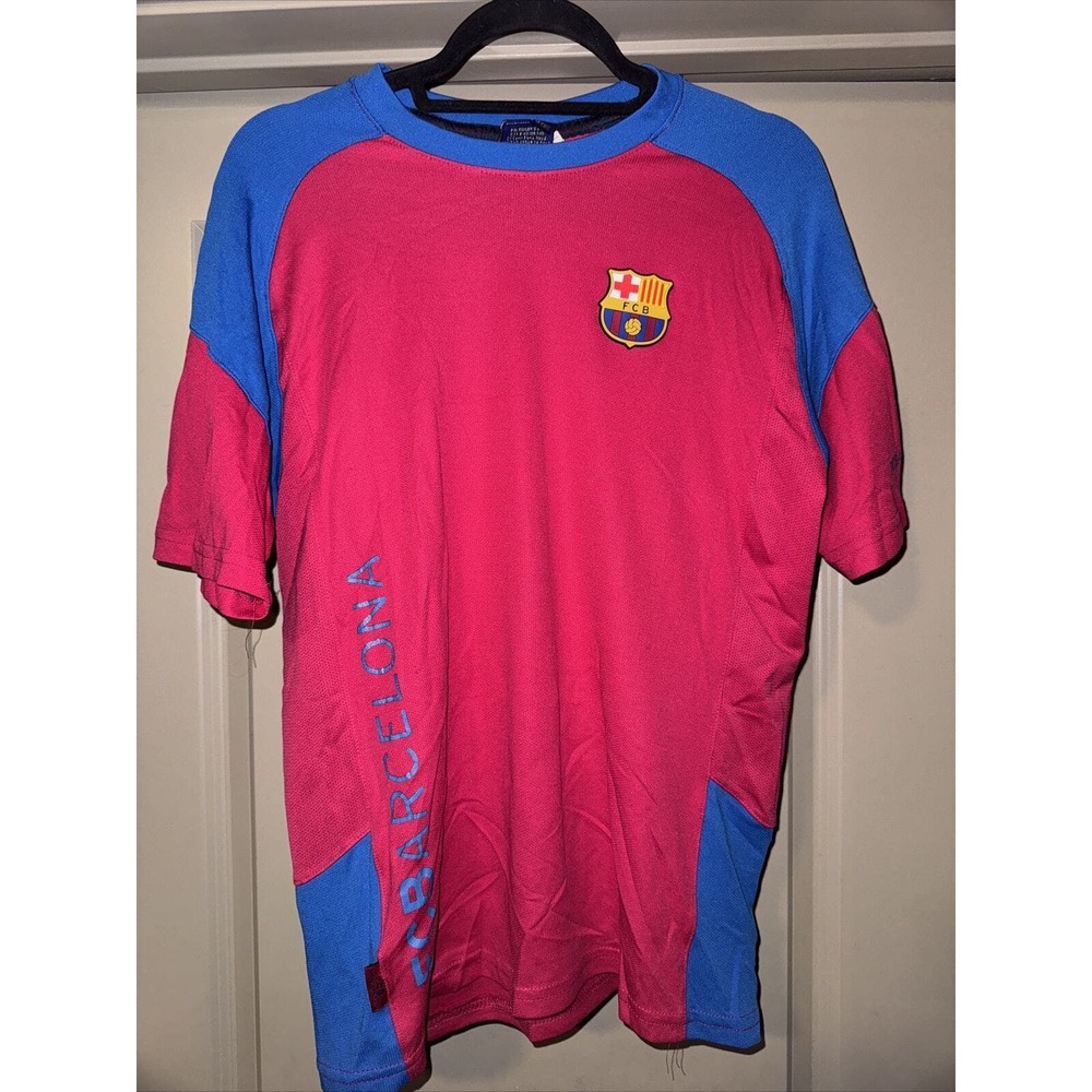 FC Barcelona Mens Soccer Futbol Large Shirt Jersey
